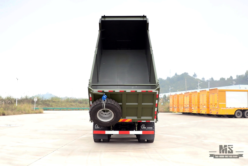 Самосвал Dongfeng 6*4 мощностью 375 л.с._Dongfeng 6x4 Flathead Row Half Самосвал на продажу_Специальный автомобиль на экспорт