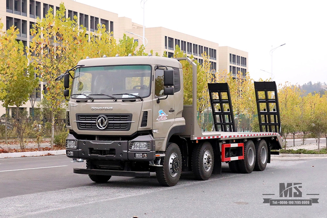 Четырехосный бортовой экскаватор Dongfeng_8*4 с бортовым подъемником 7м6 бортовой грузовик_экспортные контейнеровозы для хранения специальной логистики