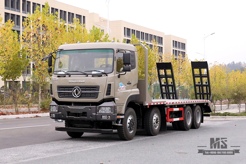 Четырехосный бортовой экскаватор Dongfeng_8*4 с бортовым подъемником 7м6 бортовой грузовик_экспортные контейнеровозы для хранения специальной логистики
