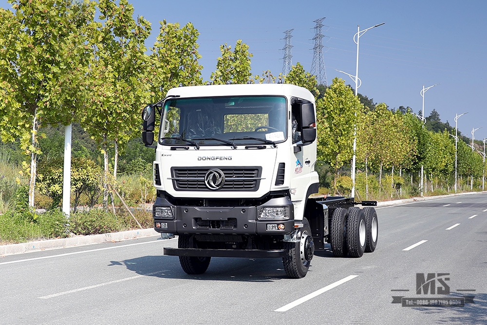 Шестиколесное шасси тяжелого коммерческого автомобиля мощностью 350 л.с._Dongfeng 6×6 Модификация шасси грузового автомобиля_Шасси специального автомобиля Dongfeng