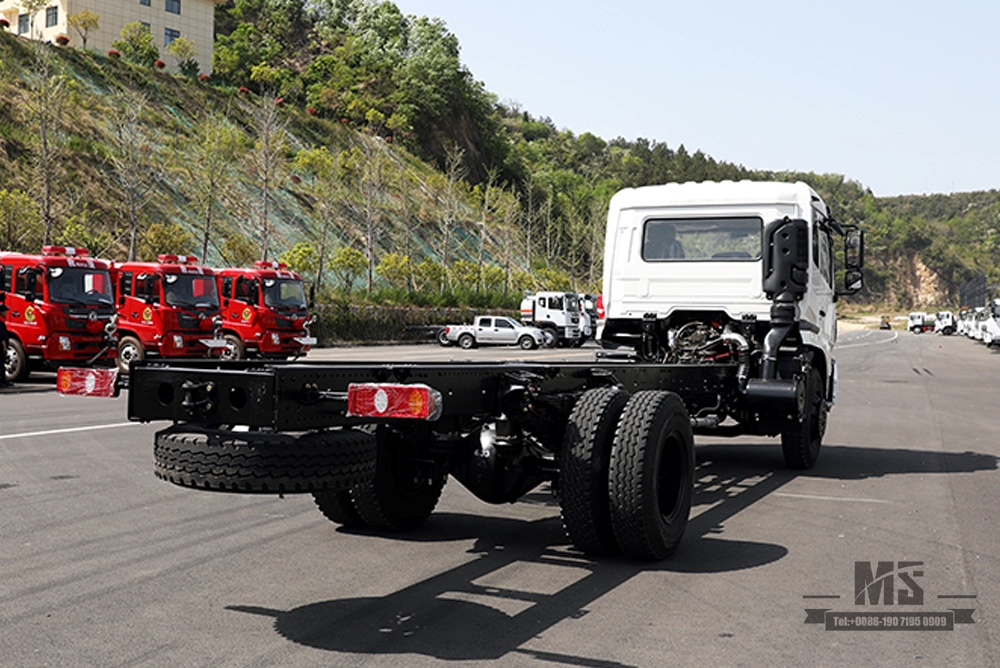 Шасси крана Dongfeng 4×2 с плоской головкой, полуторная кабина, 210 л.с., шасси с автокраном, специальное экспортное шасси