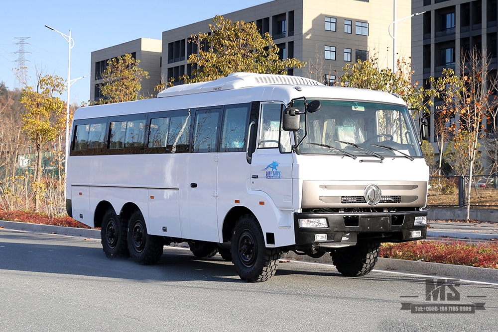 Шестиколесный внедорожный автобус Dongfeng мощностью 190 л.с. Шестискоростной автобус с механической коробкой передач 6*6_Dongfeng Производитель переоборудования автобуса Экспортный специальный автомобиль