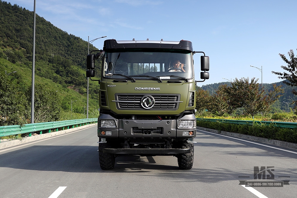 Шестиколесный внедорожный грузовик Dongfeng мощностью 340 л.с. 6×6 Dongfeng Flat Head Полуторный грузовой автомобиль AWD 6*6 Экспортный специальный автомобиль