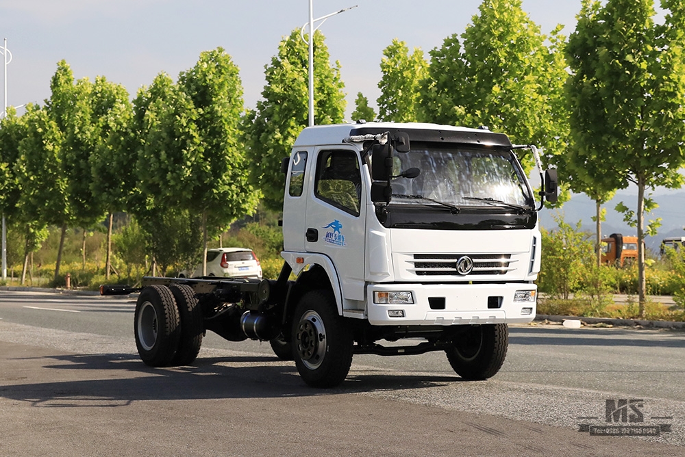 Dongfeng 4*2 Шасси_170 л.с. Полуторарядное переоборудованное шасси с плоской головкой Производитель_Экспортное специальное шасси
