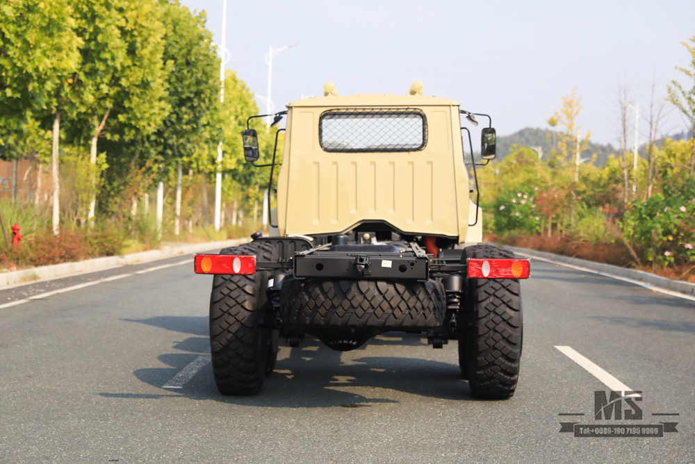 Dongfeng 6×6 EQ2100 Шасси_6*6 190 л.с. Грузовик с остроконечной головкой Шестиколесное шасси на продажу_Экспорт Специальное шасси автомобиля