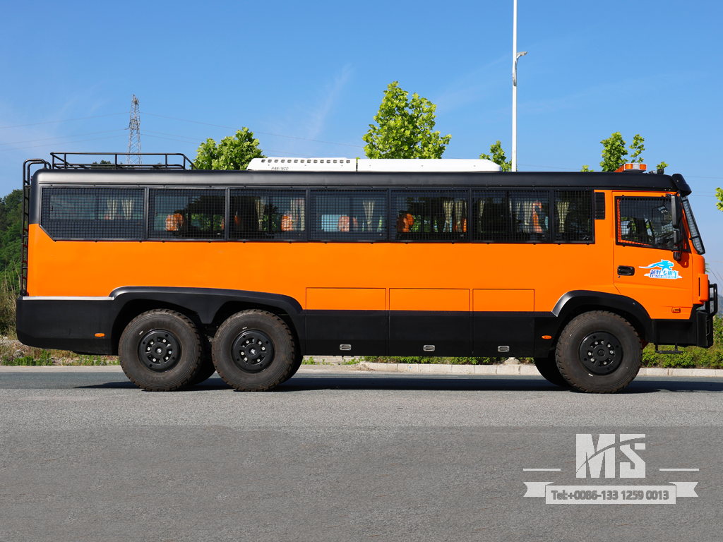Пассажирский автобус Dongfeng 210 л.с. 6x6 | Специальный пассажирский вездеход повышенной проходимости