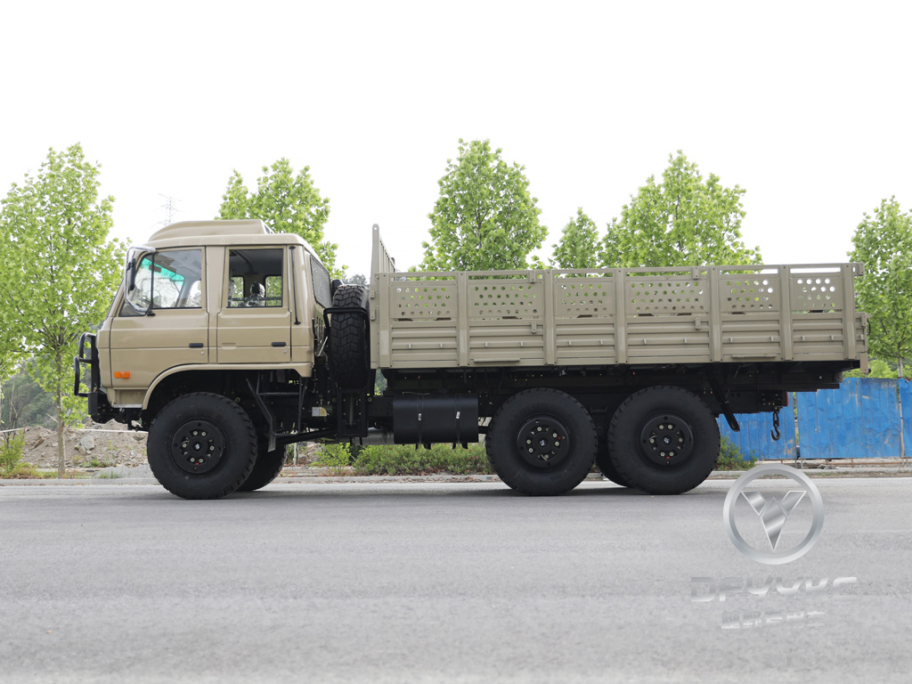 Donggfeng EQ2102N Безусловский грузовик-210 л.с. Двойной пустынный грузовой автомобиль | Экспортная модель | Кондиционер с брезентом