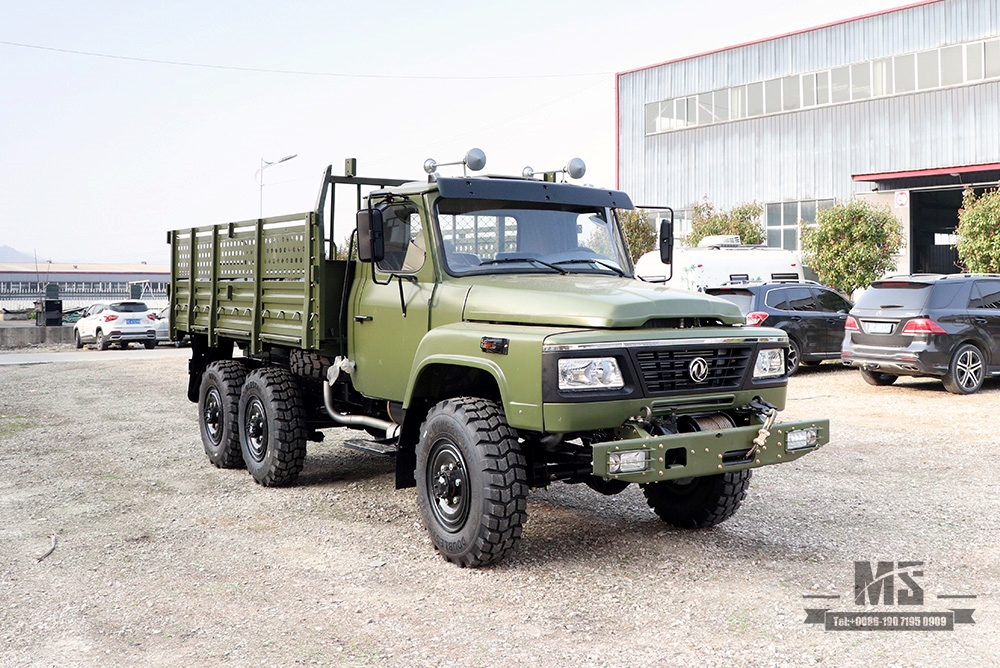 Внедорожный грузовик Dongfeng Army Green EQ2100_6×6, 190 л.с. Классический внедорожник с остроконечной головкой на продажу_Dongfeng 6WD 245 Diesel Troop Carrier Export Special Vehicle 