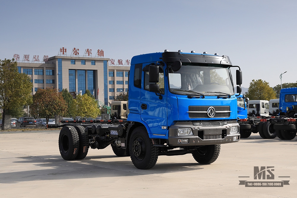 Шасси грузового автомобиля Dongfeng 4*2 _ Шасси грузового автомобиля с полуторарядной кабиной мощностью 210 л.с. Коммерческий автомобиль_Шасси грузового автомобиля Dongfeng 4*2 на продажу_Специальное грузовое шасси на экспорт