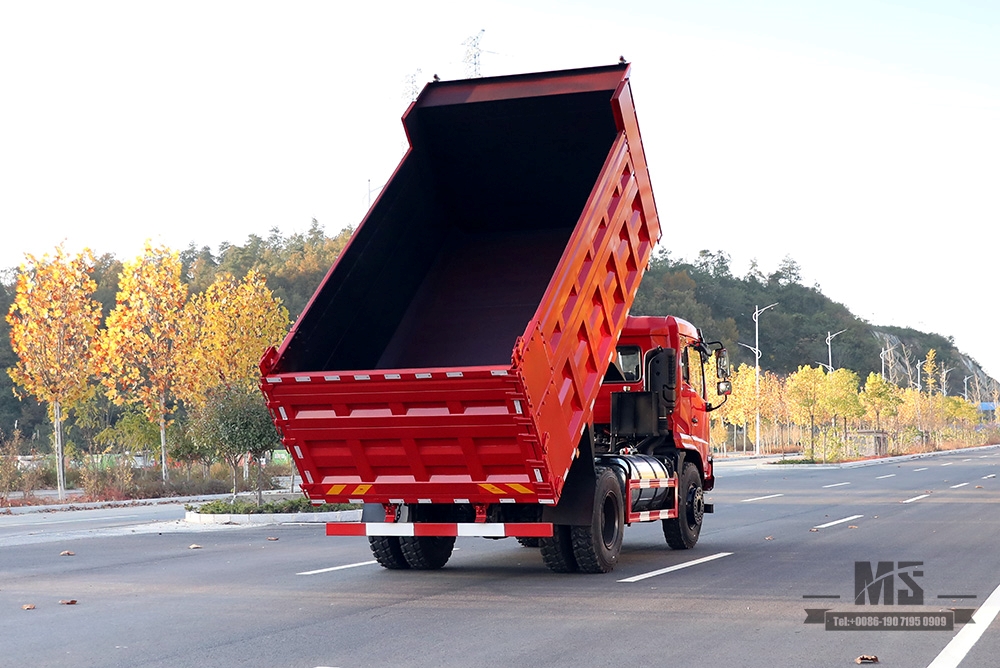 Самосвал Dongfeng 4*2 Самосвал_ Грузовик с плоской головкой мощностью 210 л.с. для перевозки половины горнодобывающей площадки_Специальный автомобиль для экспорта