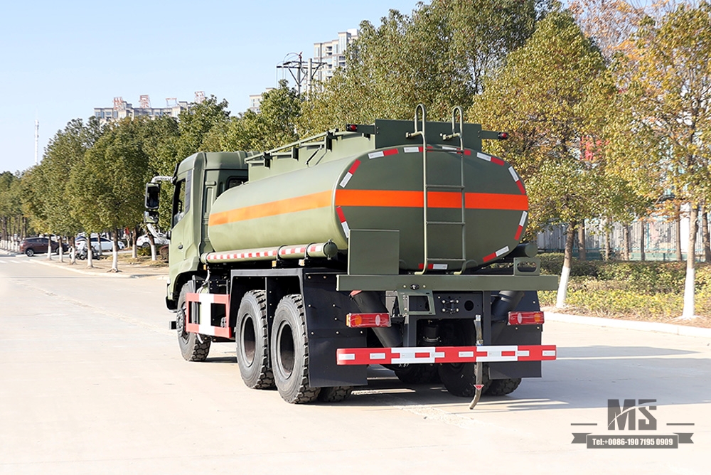 Танкер Feul 10 м³, 210 л.с. Dongfeng Tanker Truck_6*4 Нефтяной танкер с кабиной на продажу_6×4 Грузовой автомобиль-цистерна Экспортный специальный автомобиль