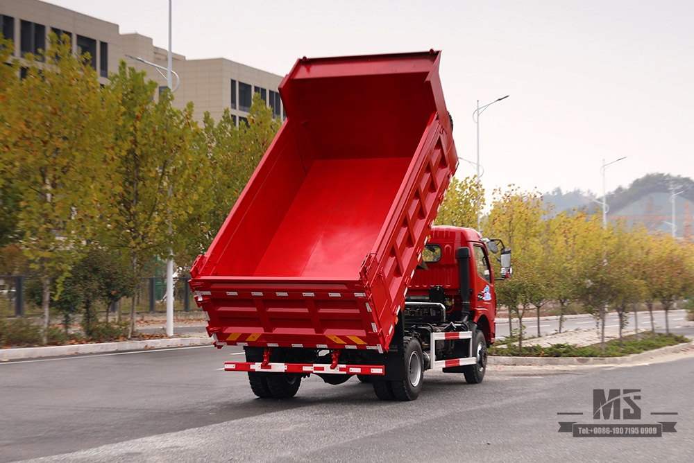 Легкий самосвал 4×2_Маленький самосвал Dongfeng мощностью 160 л.с._Лево/правосторонний однорядный микрокарьерный самосвал 5 т на продажу_Специальный грузовик на экспорт
