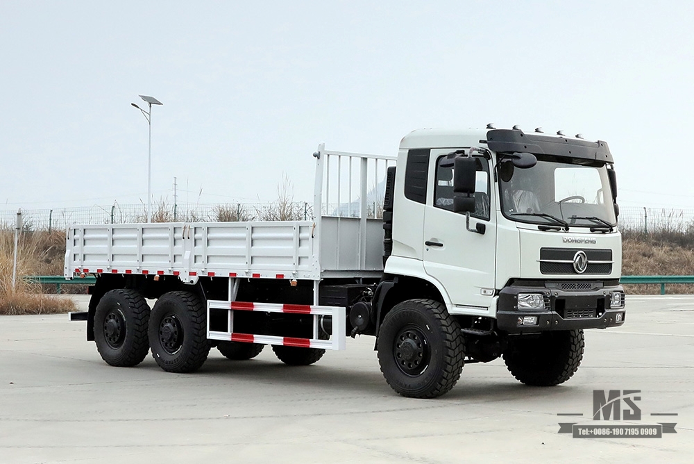 Шестиколесный грузовик Dongfeng мощностью 260 л.с._6*6 Грузовик с плоской головкой на продажу 6WD Transport Truck Factory_Dongfeng Export Special Vehicle