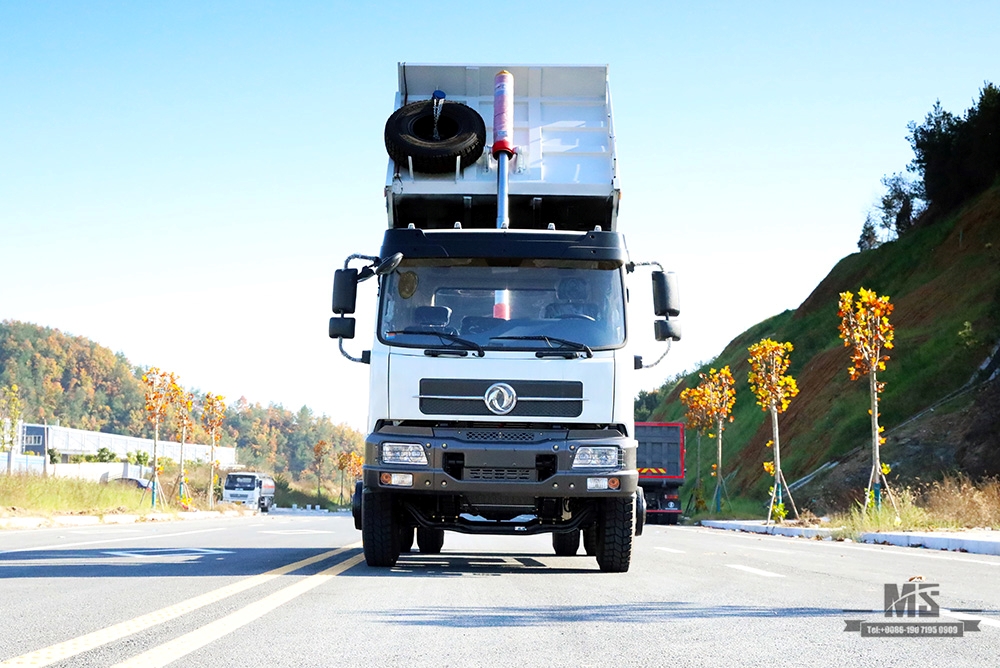 Самосвал Dongfeng 4×2_ 210 л.с. 10 т Самосвал с плоской головкой с рядной полушахтой на продажу_4*2 Экспортный специальный автомобиль