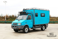 Iveco RV Полноприводной мобильный офисный автомобиль_4WD Внедорожный туристический караван на продажу_4*4 Открытый офис Индивидуальный экспортный специальный автомобиль на колесах 