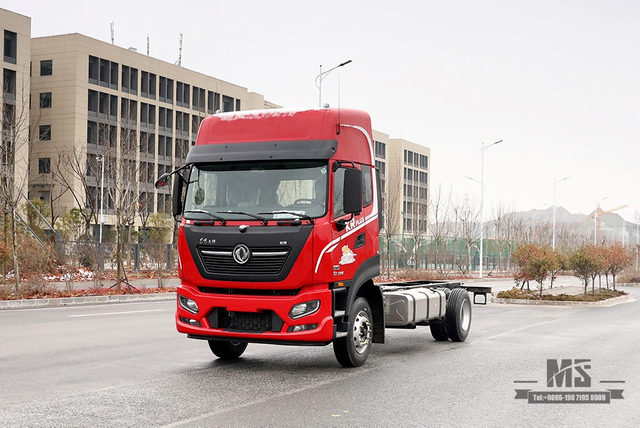 Dongfeng 4*2, 290 л.с. Шасси внедорожного грузовика_4×2 с плоской головкой, высокой крышей, двойной кабиной, кабиной грузового автомобиля, производитель переоборудования шасси _Экспорт шасси специального назначения