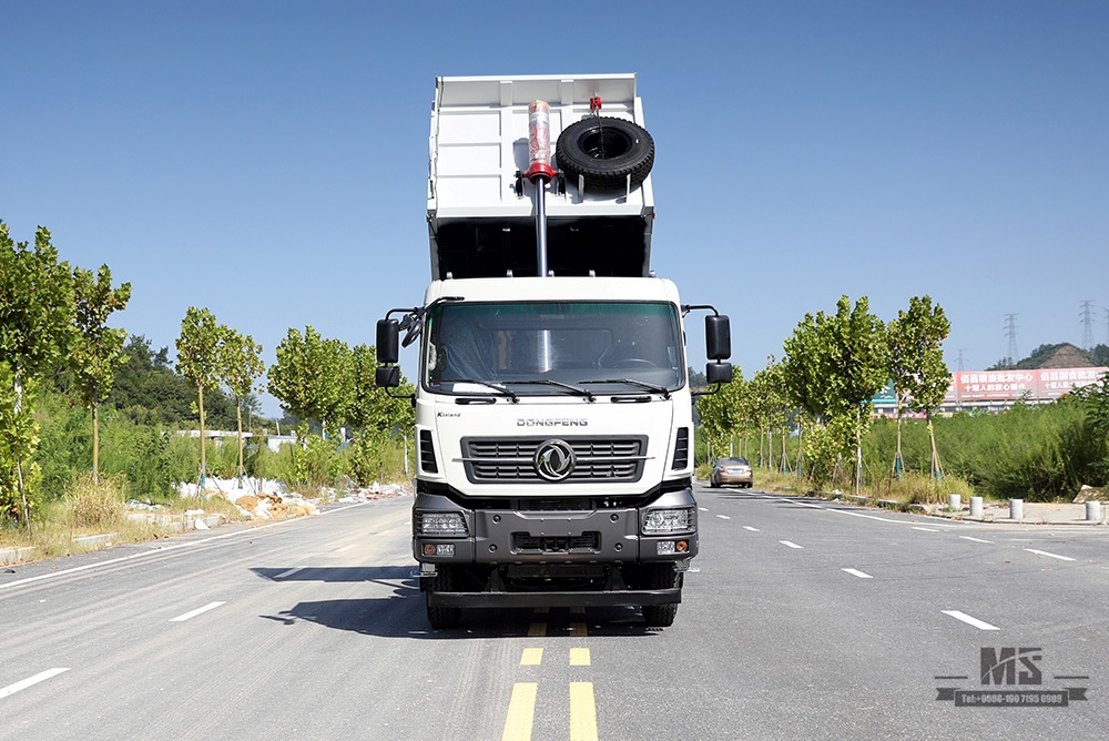 Самосвал Dongfeng 6*4 мощностью 280 л.с. Внедорожный самосвал_Dongfeng 6x4 Heavy Duty Flathead Row Half Mining Construction Truck_Export Special Vehicle