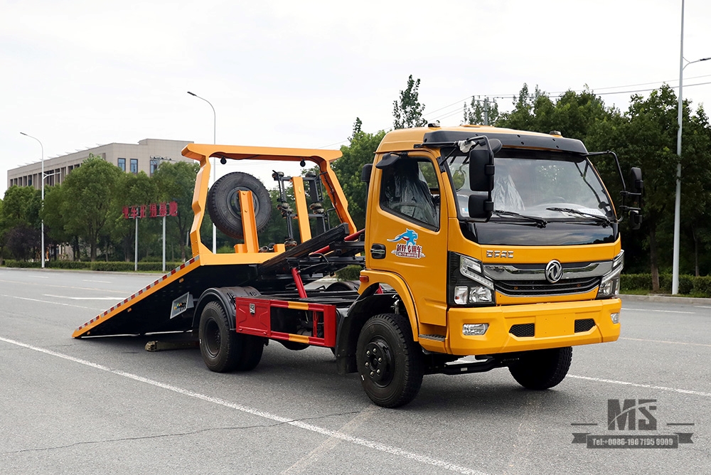 Dongfeng 4*2 Эвакуатор с 3-тонной полуполовой очистной пластиной Dongfeng Дорожно-спасательная машина Экспортный специальный эвакуатор