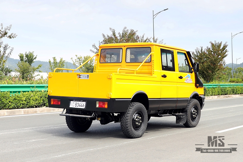 113 л.с. 4WD Iveco Пикап с короткой головкой и двойной кабиной _3T Маленький 6-местный мини-внедорожный грузовик_Classic Iveco 2045 Переоборудованный производитель Экспортный специальный автомобиль 