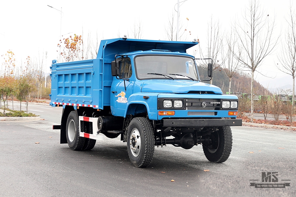 Полноприводный самосвал Dongfeng мощностью 170 л.с. _ Внедорожный самосвал с длинной кабиной _ 4 * 4 Экспортный автомобиль специального назначения