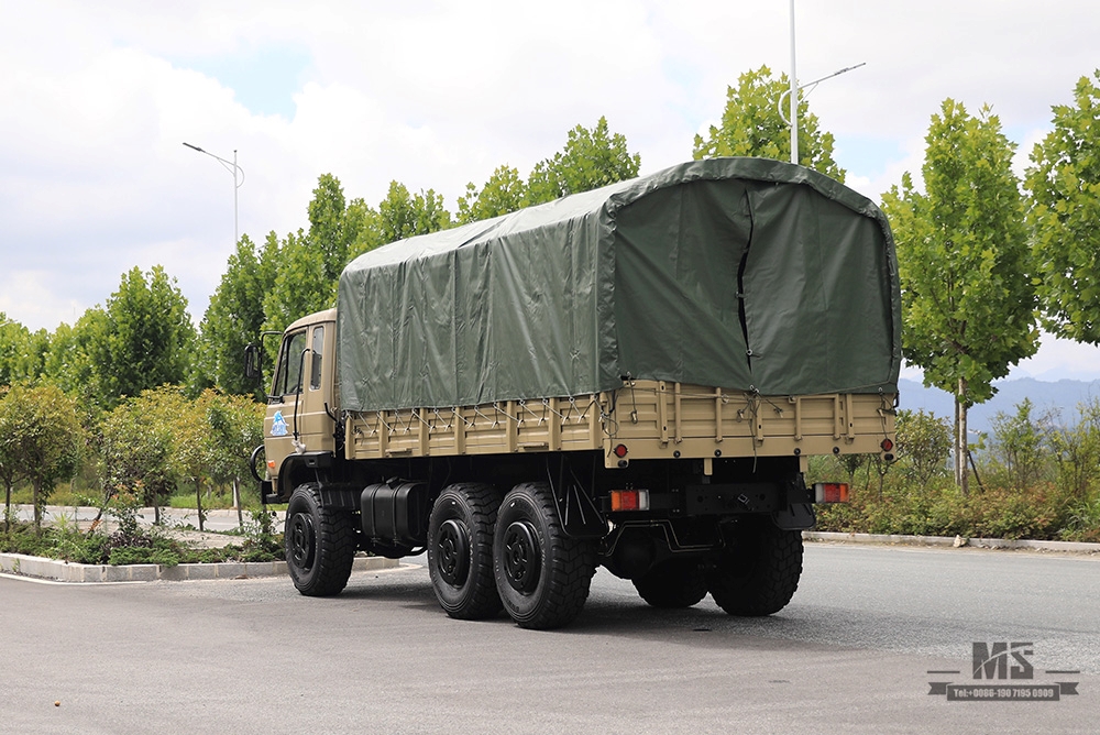 Шестиколесный внедорожник Dongfeng Camel Grey EQ2102_Трехосный грузовой автомобиль Camel Grey мощностью 190 л.с. с брезентом_Полноприводной экспортный автомобиль специального назначения