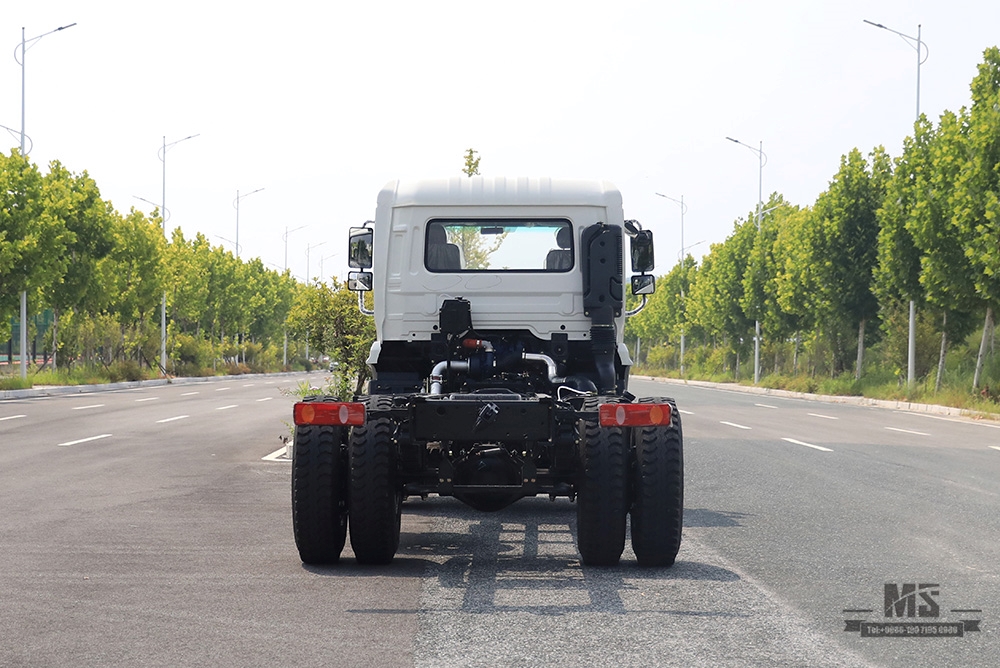 Dongfeng 4×2 шасси с краном на грузовике, 266 л.с., новое полушасси с плоской головкой и кабиной, с экспортным специальным шасси с автокраном