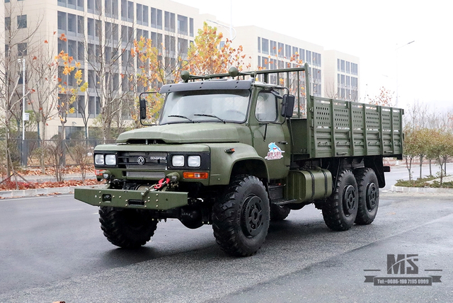 Dongfeng Army Green Six Wheel Drive EQ2100 _6×6 190 л.с. Classic Pointed Head 3.5T Трехосный внедорожный грузовик на продажу_Dongfeng 245 Troop Carrier Export Special Vehicle 