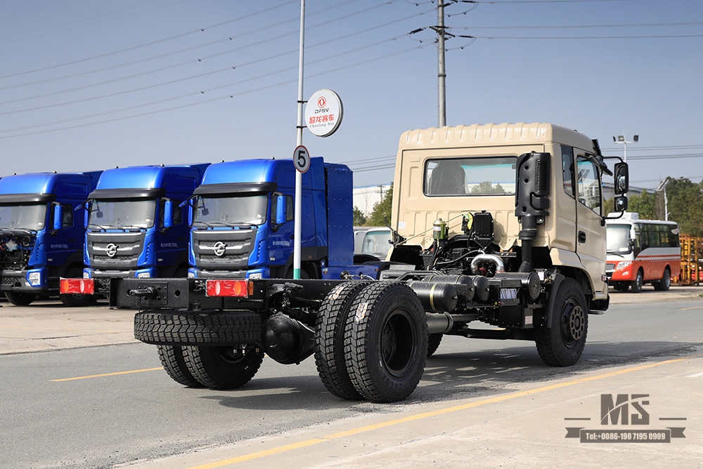 Шасси Dongfeng 4*2 _ Шасси грузового автомобиля с полуторарядной кабиной мощностью 210 л.с. Коммерческий автомобиль_Шасси грузового автомобиля Dongfeng 4*2 на продажу_Шасси специального транспортного средства на экспорт