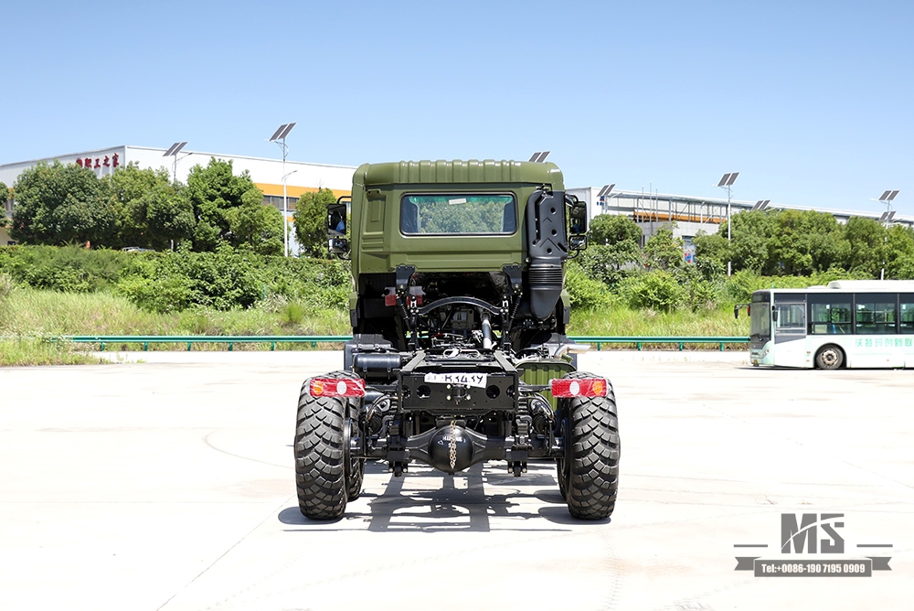 Специальное внедорожное шасси Dongfeng мощностью 340 л.с. с шестиколесным приводом_6×6 Шасси для тяжелых коммерческих автомобилей_6WD Шасси строительного грузовика по индивидуальному заказу_Экспортное шасси грузового автомобиля специального назначения