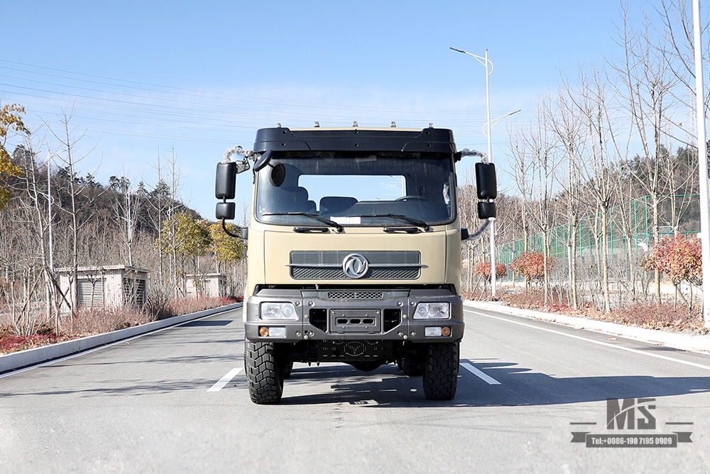 Продажа шестиколесного шасси Dongfeng мощностью 210 л.с._6*6 EQ2102 Шасси для грузовых автомобилей с плоской головкой Производитель версии_Шасси для экспортных специальных автомобилей Dongfeng 6×6