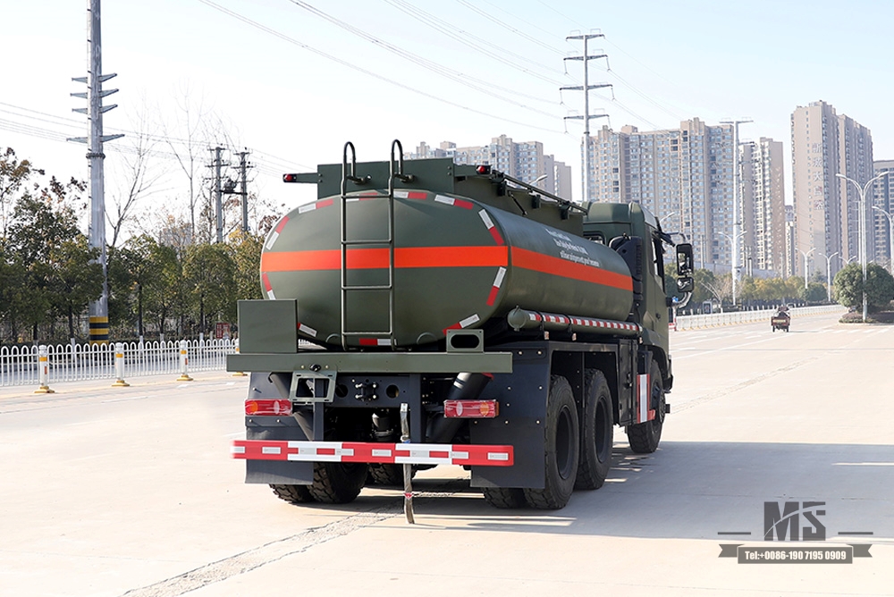 Танкер Feul 10 м³, 210 л.с. Dongfeng Tanker Truck_6*4 Нефтяной танкер с кабиной на продажу_6×4 Грузовой автомобиль-цистерна Экспортный специальный автомобиль
