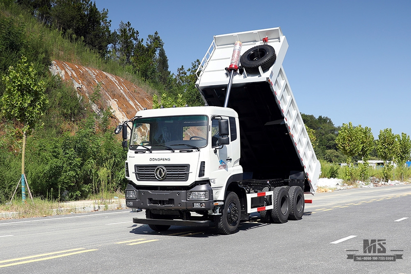 Самосвал Dongfeng 6*4 мощностью 280 л.с. Внедорожный самосвал_Dongfeng 6x4 Heavy Duty Flathead Row Half Mining Construction Truck_Export Special Vehicle