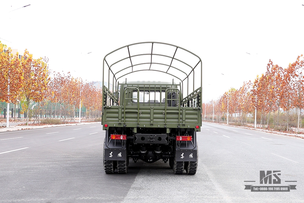 Dongfeng 6*4 Off Road Truck, 210 л.с. _Dongfeng 6x4 Полуторный грузовой автомобиль с плоской головкой и брезентом_Специальный экспортный автомобиль