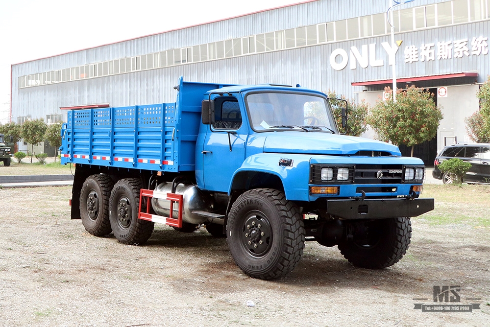 Шестиколесный внедорожный самосвал Dongfeng_EQ2100 6×6, 210 л.с., однорядный транспортный грузовик с заостренной головкой_Специальный полноприводный экспортный грузовик