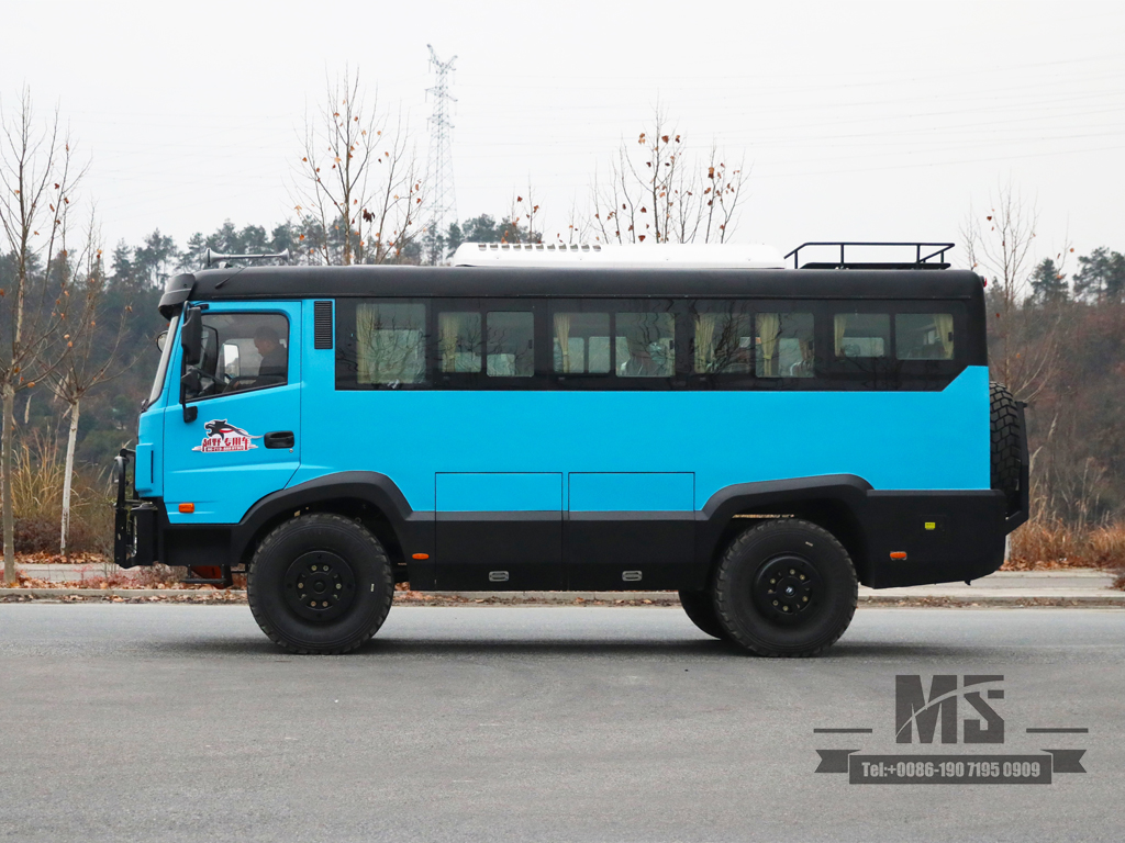 Dongfeng 4WD 21-местный загородный транспорт Автобус | Пустынный внедорожный автобус | Китай.