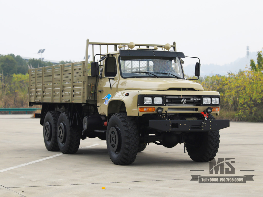 6*6 Dongfeng EQ2100 Truck_6*6 Остроконечный грузовик Шестиколесный внедорожный грузовик_Экспортный специальный автомобиль