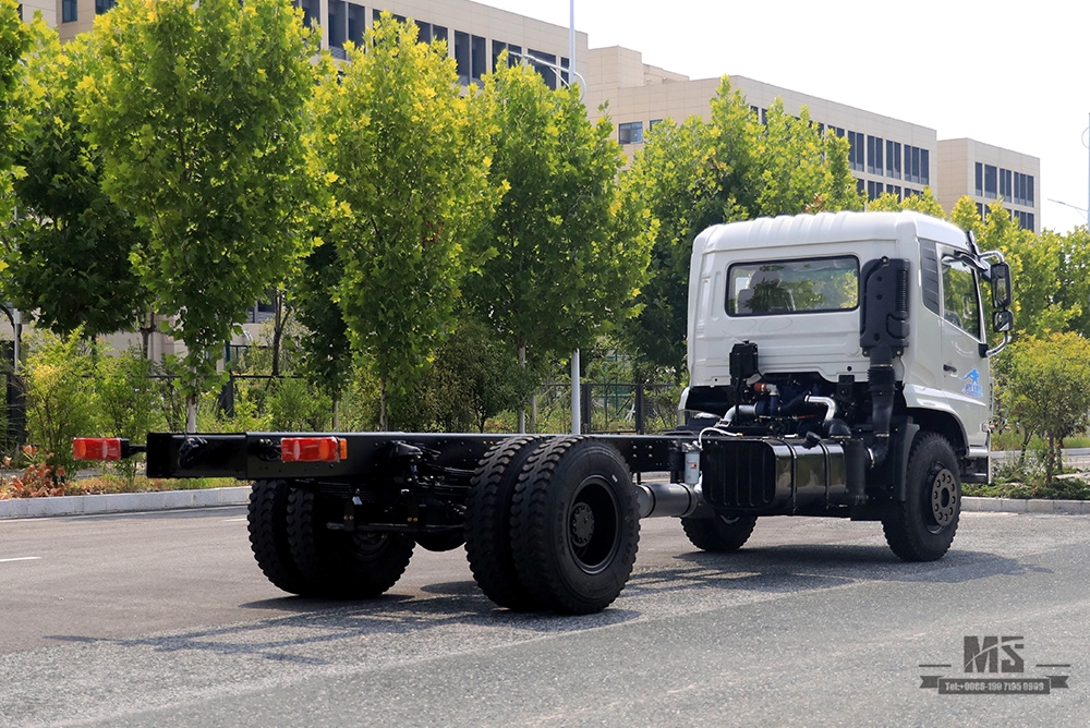 Dongfeng 4×2 шасси с краном на грузовике, 266 л.с., новое полушасси с плоской головкой и кабиной, с экспортным специальным шасси с автокраном