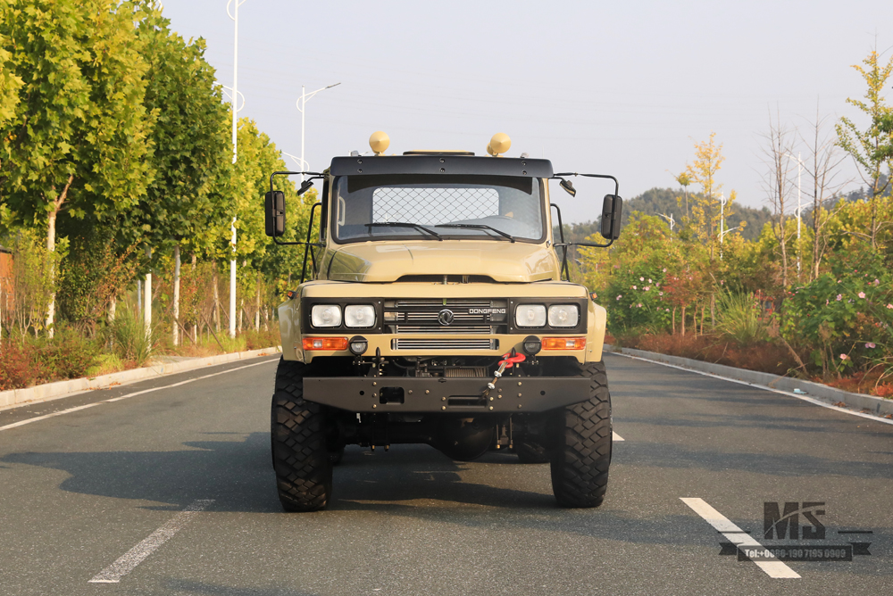 Dongfeng 6×6 EQ2100 Шасси_6*6 190 л.с. Грузовик с остроконечной головкой Шестиколесное шасси на продажу_Экспорт Специальное шасси автомобиля