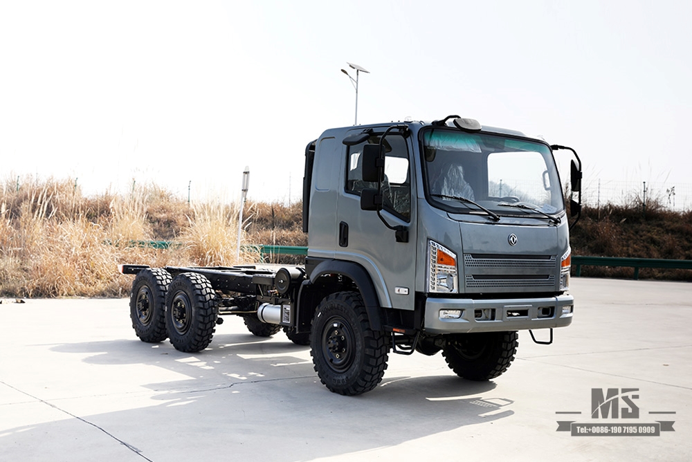 Dongfeng EQ2082 Шасси 6*6 Модификация шасси грузовика с плоской головкой_ Шасси 6WD «Bobcat» Конфигурация шестиколесного шасси_Экспортное шасси специального автомобиля Производитель