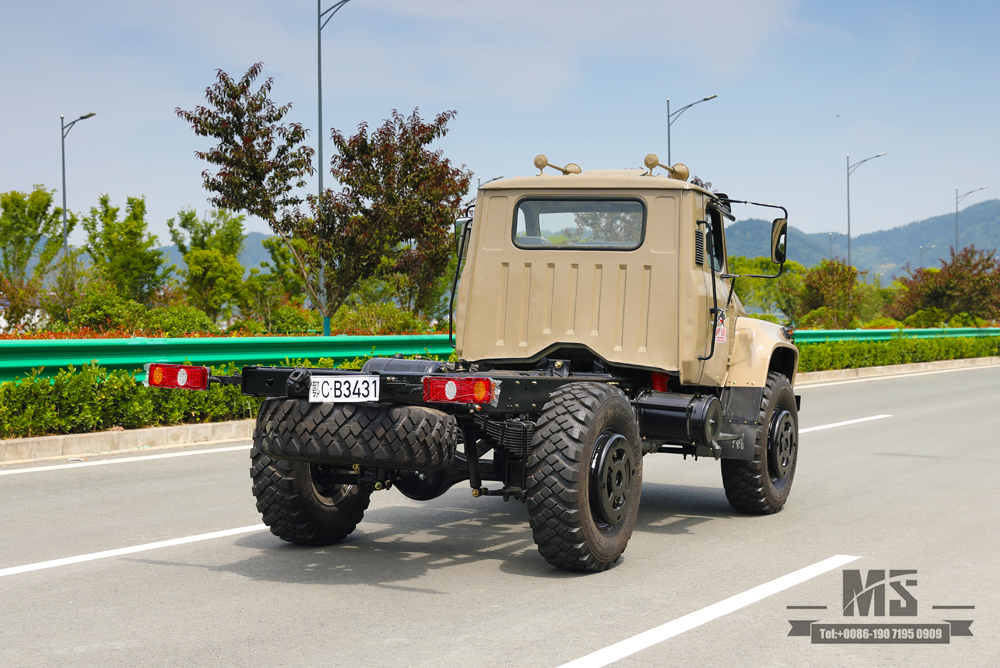 Шасси внедорожного грузовика с наклонной головкой 4×4_Полноприводный Dongfeng, шасси с длинной кабиной 240 л.с. и 190 л.с._Экспортное шасси специального транспортного средства, изготовленное по индивидуальному заказу