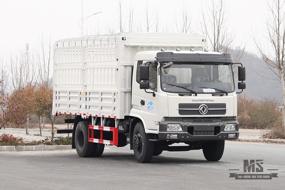 Dongfeng 4*2 Grate Transport Truck _Dongfeng Коммерческий автомобиль с плоской головкой мощностью 210 л.с._Dongfeng Кабриолет на продажу_Специальный грузовик для экспорта