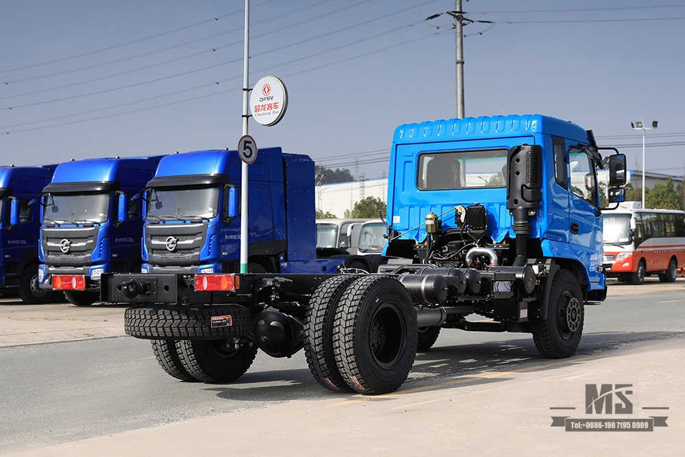 Шасси грузового автомобиля Dongfeng 4*2 _ Шасси грузового автомобиля с полуторарядной кабиной мощностью 210 л.с. Коммерческий автомобиль_Шасси грузового автомобиля Dongfeng 4*2 на продажу_Специальное грузовое шасси на экспорт