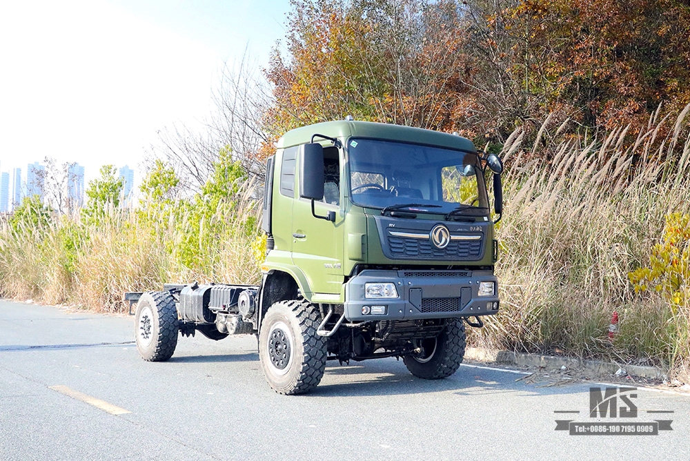 Шасси грузового грузовика Dongfeng с полным приводом, 260 л.с._4*4 Шасси внедорожного грузовика на продажу_Экспортное шасси грузового автомобиля специального назначения