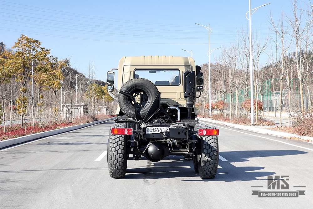 Продажа шестиколесного шасси Dongfeng мощностью 210 л.с._6*6 EQ2102 Шасси для грузовых автомобилей с плоской головкой Производитель версии_Шасси для экспортных специальных автомобилей Dongfeng 6×6