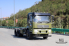 Шасси автоцистерны Dongfeng 6*4 мощностью 210 л.с._Внедорожное шасси Dongfeng 6x4_Flathead Полуторное экспортное шасси специального автомобиля