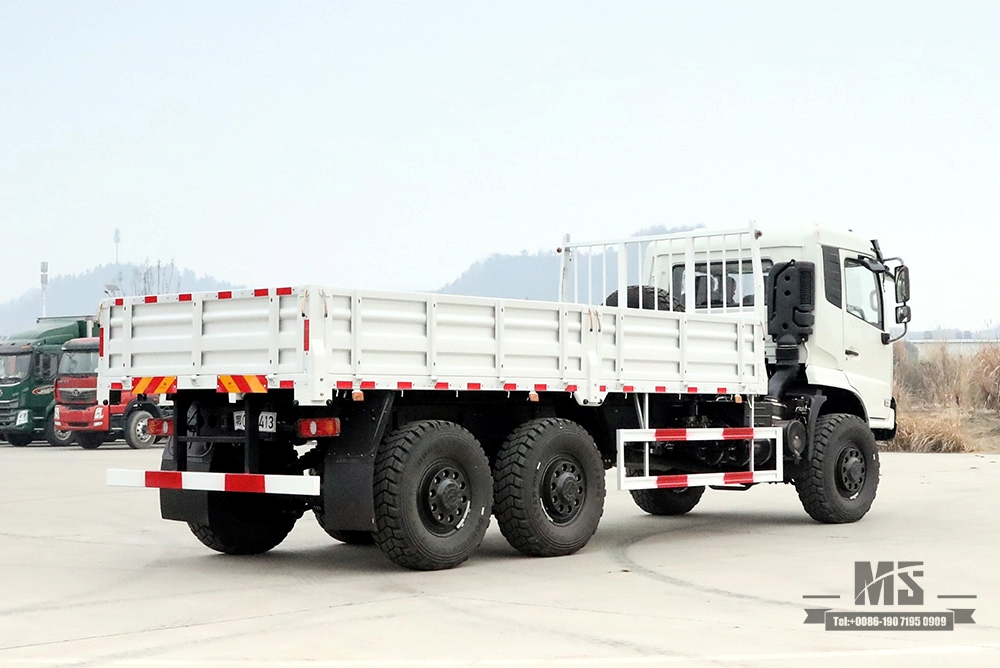 Шестиколесный грузовик Dongfeng мощностью 260 л.с._6*6 Грузовик с плоской головкой на продажу 6WD Transport Truck Factory_Dongfeng Export Special Vehicle