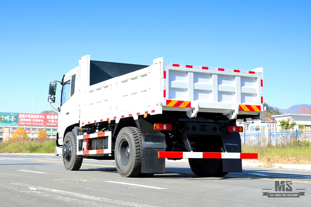 Самосвал Dongfeng 4×2 мощностью 210 л.с. на продажу_4*2 Самосвал с плоской головкой рядного типа Производитель_Экспорт специального автомобиля
