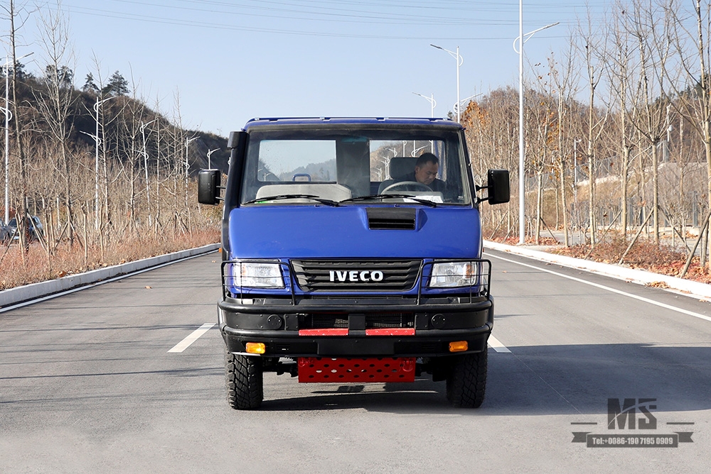 Полноприводной грузовик Iveco мощностью 113 л.с._4*4 Маленький внедорожный легкий грузовик Iveco Short Head 4×4 _4WD Экспортный специальный автомобиль