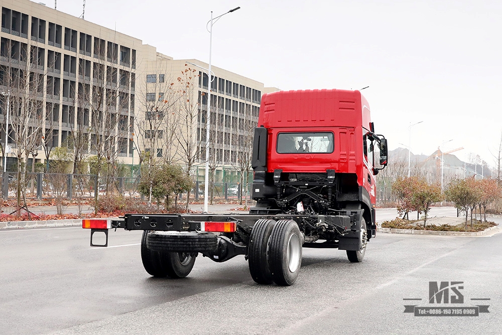 Dongfeng 4*2, 290 л.с. Шасси внедорожного грузовика_4×2 с плоской головкой, высокой крышей, двойной кабиной, кабиной грузового автомобиля, производитель переоборудования шасси _Экспорт шасси специального назначения