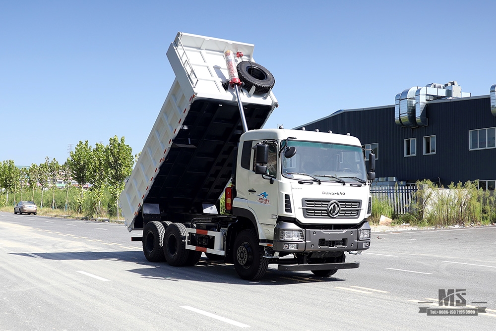 Самосвал Dongfeng 6*4 мощностью 280 л.с. Внедорожный самосвал_Dongfeng 6x4 Heavy Duty Flathead Row Half Mining Construction Truck_Export Special Vehicle